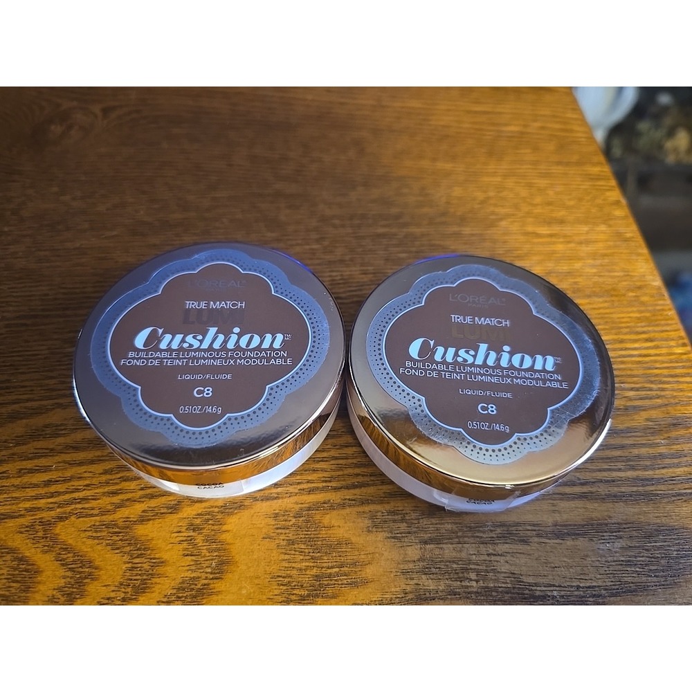 2-L'Oréal  True Match Dream Lumi Cushion Buildable luminous Foundation women #C8